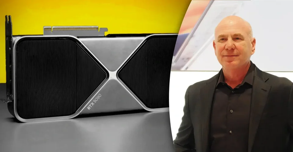 GeForce RTX 5090 et Jeff Fisher de NVIDIA